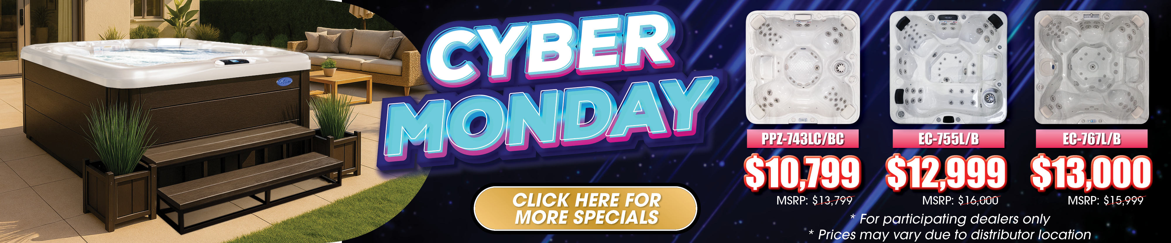 Calspas hot tub being used in a family setting - Wilmington