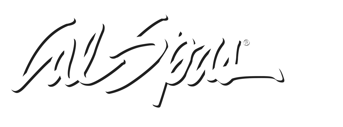 Calspas White logo hot tubs spas for sale Wilmington